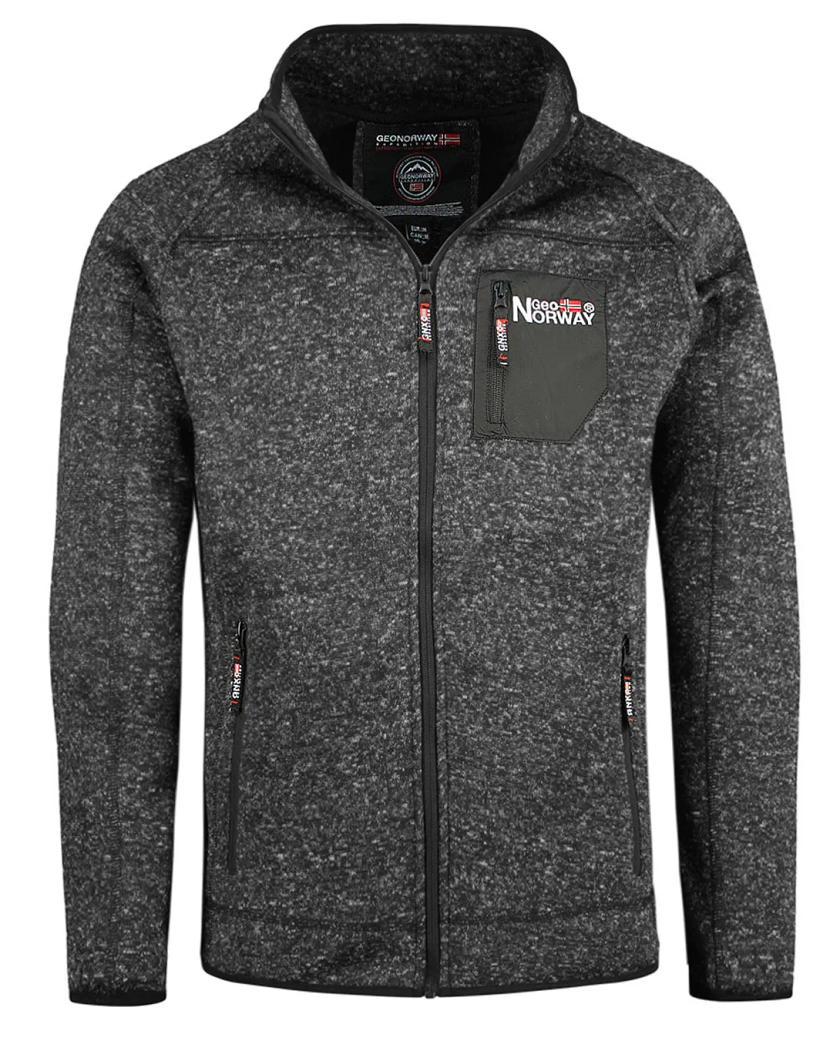 Geographical Norway Title fleecetakki - Musta Hot