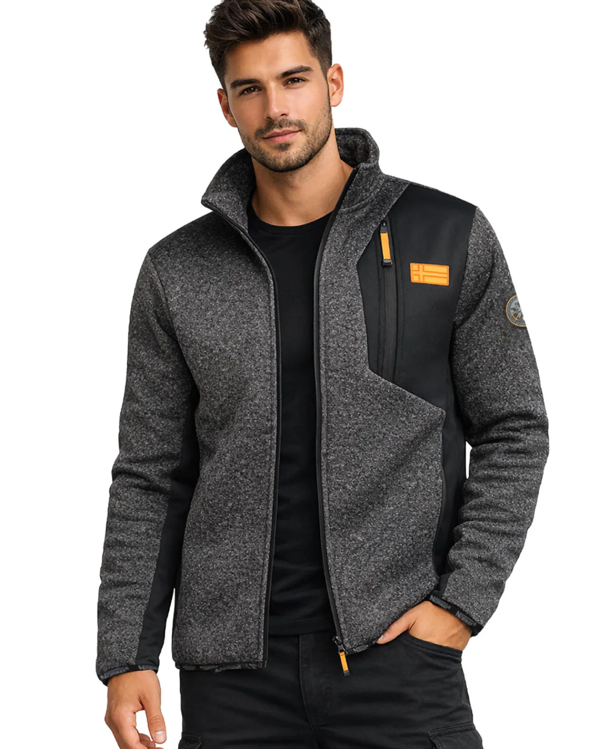 Geographical Norway Toche fleecetakki - Musta