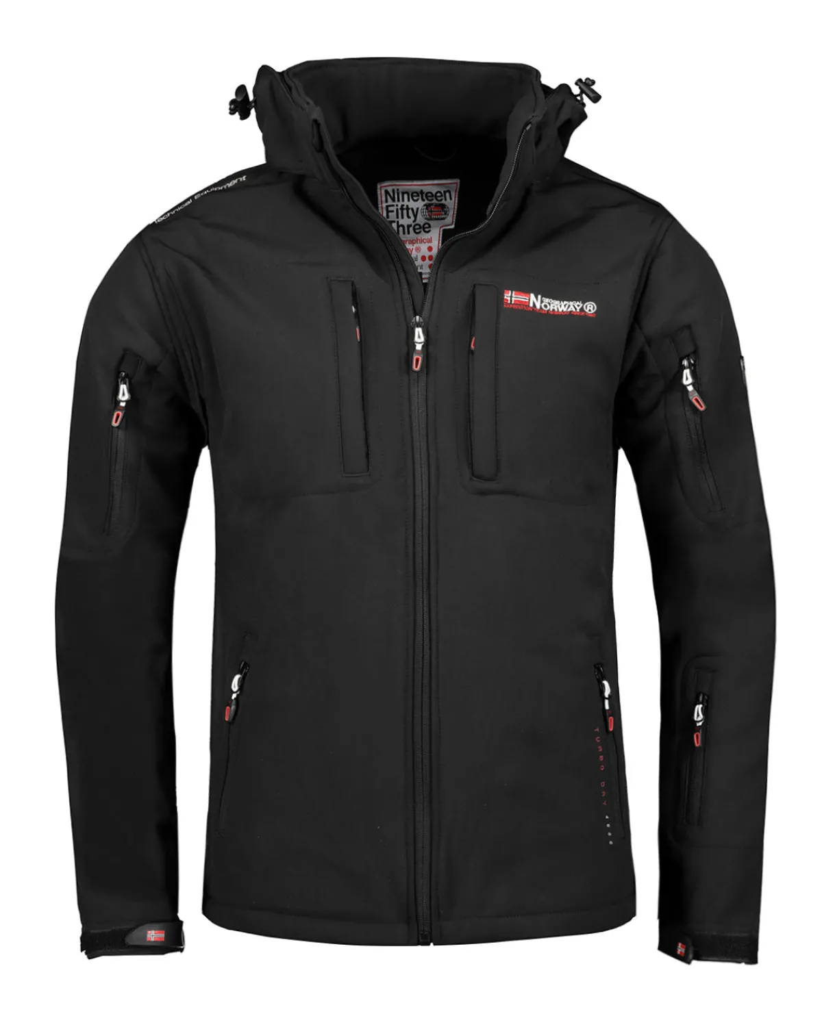 Geographical Norway Tunar softshelltakki - Musta Clearance
