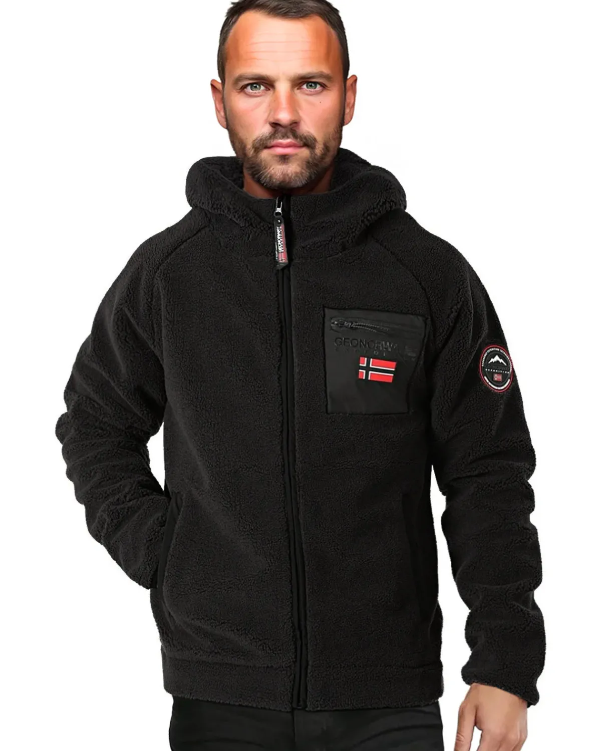 Geographical Norway Udaf teddytakki - Musta Sale