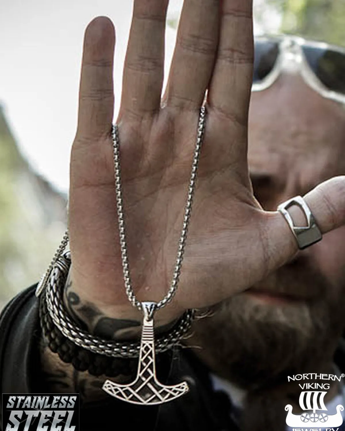 Northern Viking Jewelry Ukonvasara By Johan Thorolf kaulakoru - Teräs Online