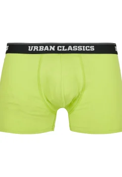 Urban Classics Urban bokserit 3-pack - Island/Lime/Harmaa Clearance