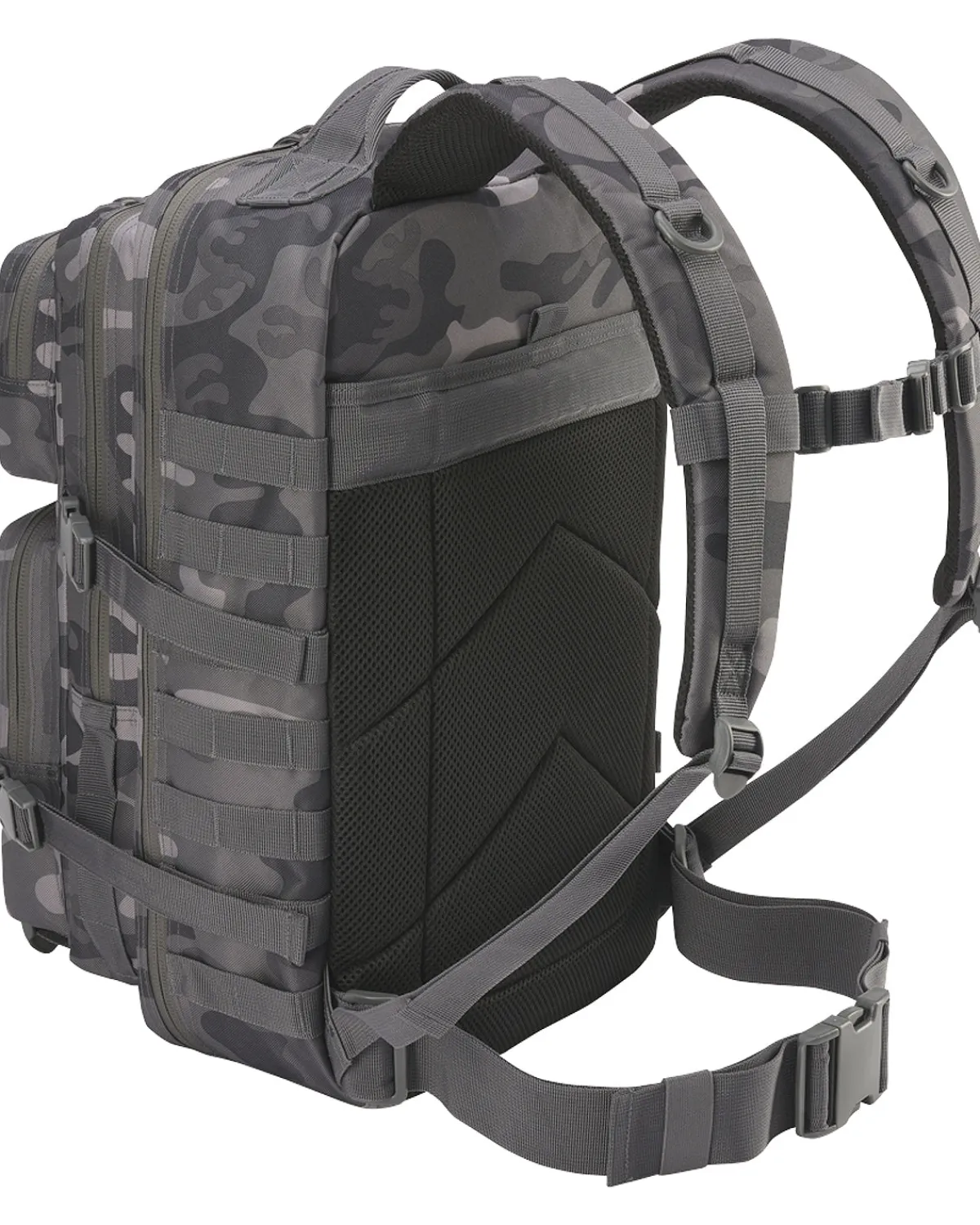 Brandit US Cooper reppu Large - Harmaa Camo Grey camo