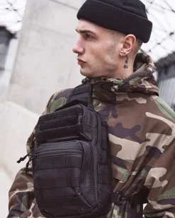 Brandit US Cooper Sling reppu - Musta Black Outlet