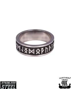 Northern Viking Jewelry Viking Rune sormus - Teräs Outlet