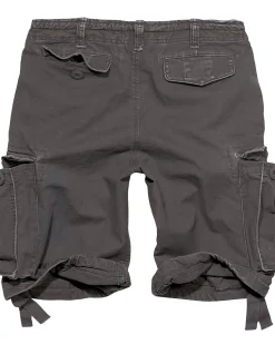 Brandit Vintage reisitaskushortsit - Tumman Harmaa Discount
