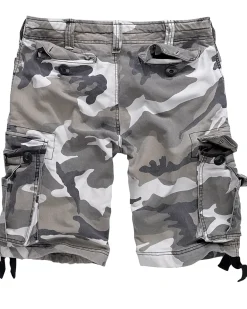 Brandit Vintage reisitaskushortsit - Valkoinen Camo Discount