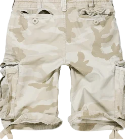 Brandit Vintage reisitaskushortsit - Vaalea Camo