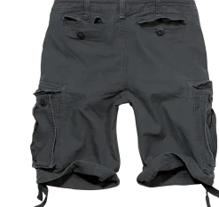 Brandit Vintage reisitaskushortsit - Musta Clearance