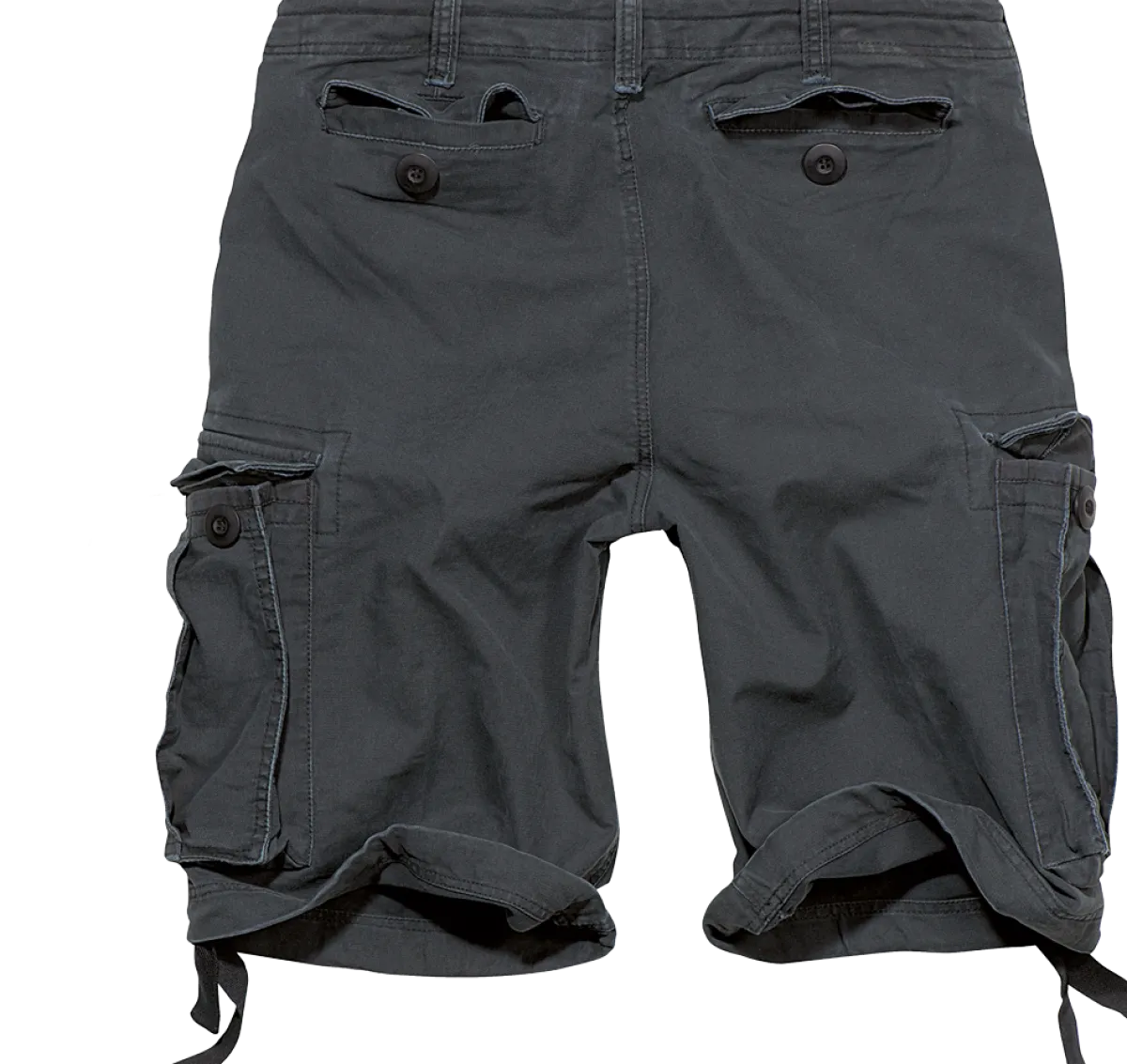 Brandit Vintage reisitaskushortsit - Musta Clearance