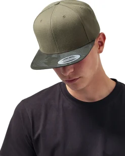 FLEXFIT Visor snapback - Vihreä Camo New