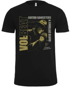 Print Shirt Volbeat - Guitar & Gangsters t-paita - Musta Best