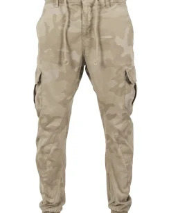Urban Classics Zane reisitaskuhousut - Beige camo
