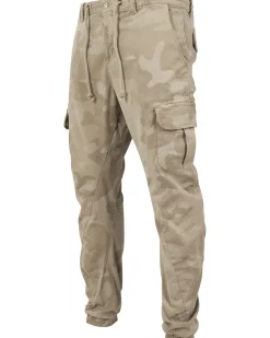 Urban Classics Zane reisitaskuhousut - Beige camo