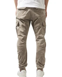Urban Classics Zane reisitaskuhousut - Beige camo