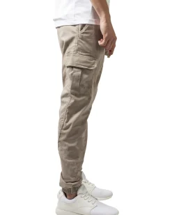 Urban Classics Zane reisitaskuhousut - Beige camo