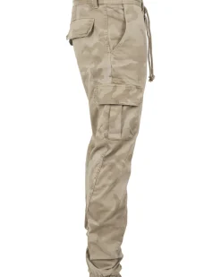 Urban Classics Zane reisitaskuhousut - Beige camo