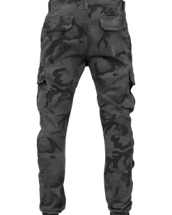 Urban Classics Zane reisitaskuhousut - Harmaa camo New