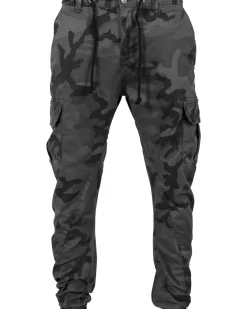 Urban Classics Zane reisitaskuhousut - Harmaa camo New