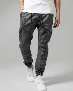 Urban Classics Zane reisitaskuhousut - Harmaa camo New
