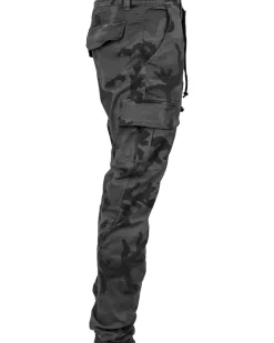 Urban Classics Zane reisitaskuhousut - Harmaa camo New
